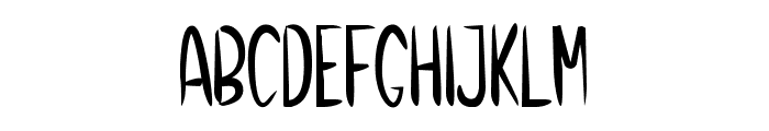 Christmas Winter Font LOWERCASE