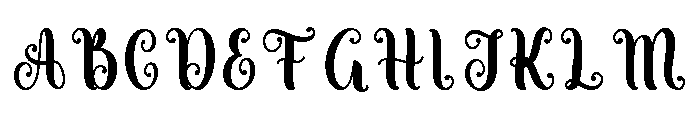 Christmas Wonderland Font UPPERCASE