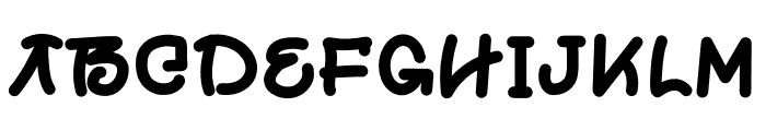 Christmas Zone Display Demo Font UPPERCASE