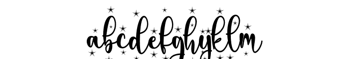 Christmas glamour - Personal us Font LOWERCASE