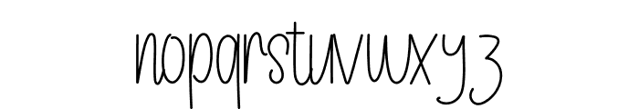 ChristmasHandwriting Font LOWERCASE