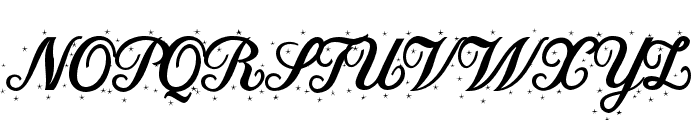 ChristmasTimeStarPersonalUse-Re Font UPPERCASE