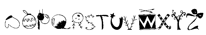 ChristmasgocDani Font UPPERCASE