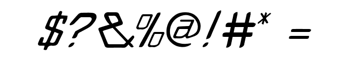 Chromex Racer Font OTHER CHARS
