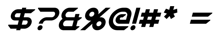Chromia Supercap Italic Font OTHER CHARS