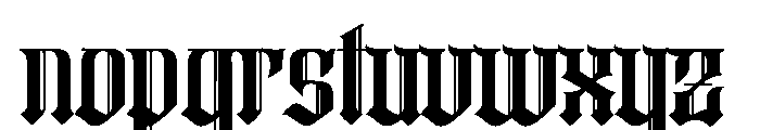 Chronicle Reign Font LOWERCASE