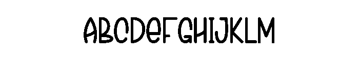 Chubby Designer Font UPPERCASE