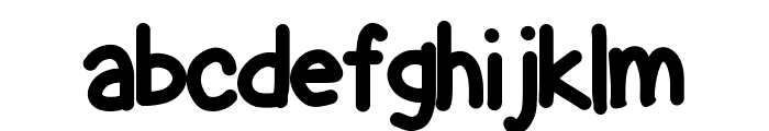 Chubby Gothic Font LOWERCASE