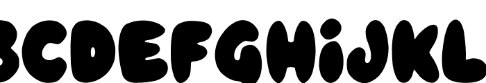 Chubby Rounded Font UPPERCASE