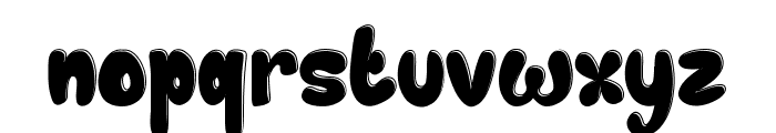 Chubby Toon Demo Shadow Font LOWERCASE