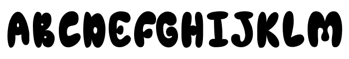 Chubby Toon Demo Font UPPERCASE
