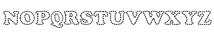 Chubby Trail Font LOWERCASE