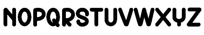 Chubby3 Font LOWERCASE