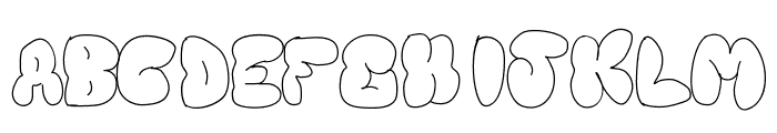 Chubby Font UPPERCASE