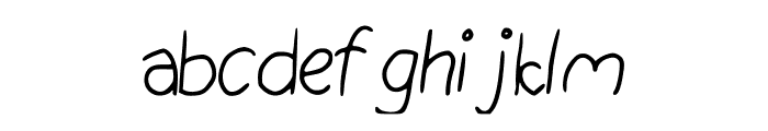 Chubby_Bunny Font LOWERCASE