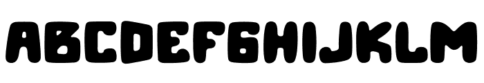 Chubzy Funk Font UPPERCASE