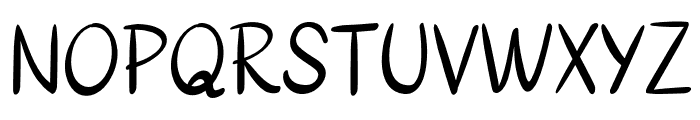 Chuckle Chokato Font UPPERCASE