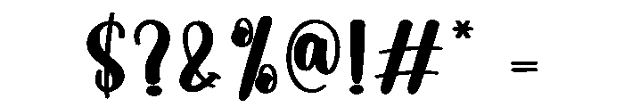 Chuckle Font OTHER CHARS