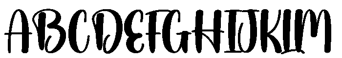 Chuckle Font UPPERCASE