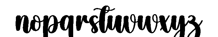 Chuckle Font LOWERCASE