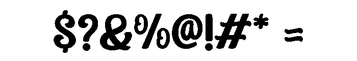 Chudo Land Demo Regular Font OTHER CHARS