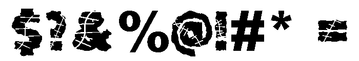 Chuky Chuky Black Font OTHER CHARS