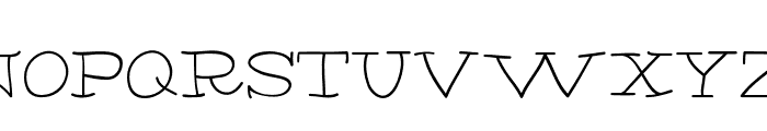 Chump-Regular Font UPPERCASE