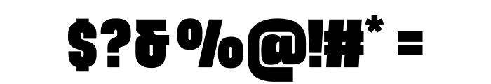 Chuner Demo Font OTHER CHARS
