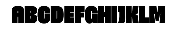 Chuner Demo Font UPPERCASE