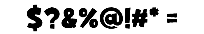 Chunk Party Font OTHER CHARS