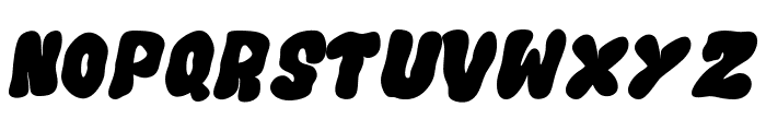Chunk Wave Italic Font LOWERCASE