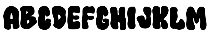 Chunk Wave Font UPPERCASE
