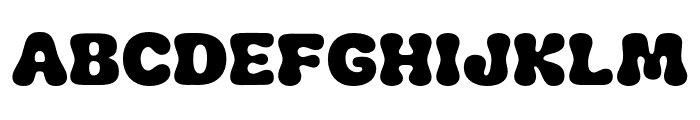 ChunkPlump-Regular Font UPPERCASE