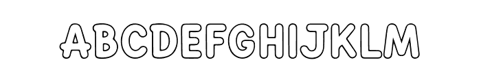 Chunky Honey Font UPPERCASE