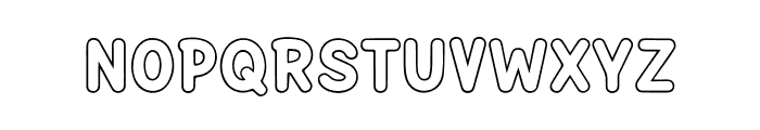Chunky Honey Font LOWERCASE