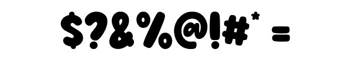 Chunky Playful Regular Font OTHER CHARS
