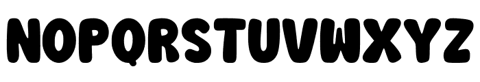 Chunky Playful Regular Font LOWERCASE