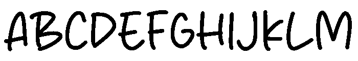 Chunky Strip Font UPPERCASE
