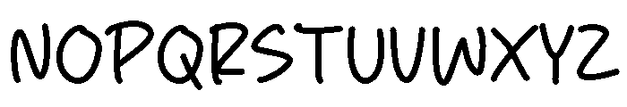 Chunky Strip Font UPPERCASE