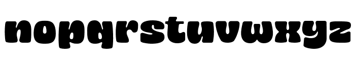 Chunky Vibes Font LOWERCASE