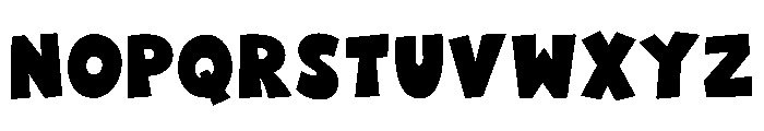 Chunky Zorvy Font UPPERCASE