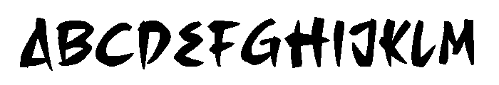 Churoz PERSONAL USE ONLY! Font UPPERCASE