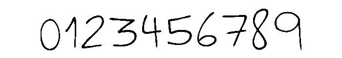 Chuu Messy Handwriting Regular Font OTHER CHARS