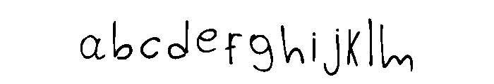 Chuu Messy Handwriting Regular FONT