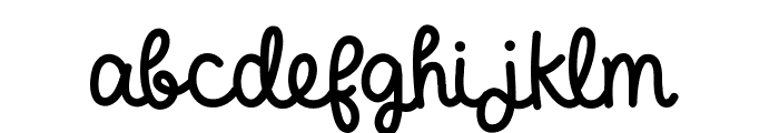 charleeboots Font LOWERCASE