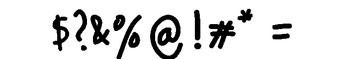 cheerful Font OTHER CHARS