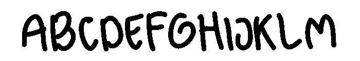 cheerful Font UPPERCASE