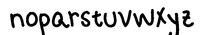 cheerful Font LOWERCASE