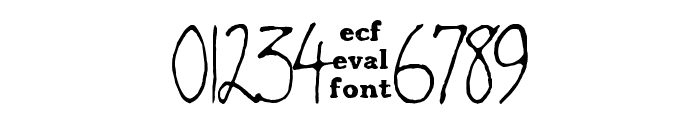 chester eval Font OTHER CHARS