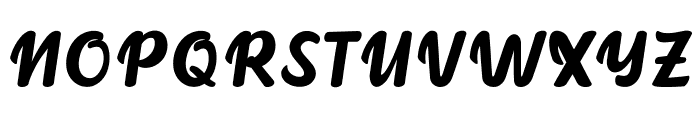 chocolate Font UPPERCASE